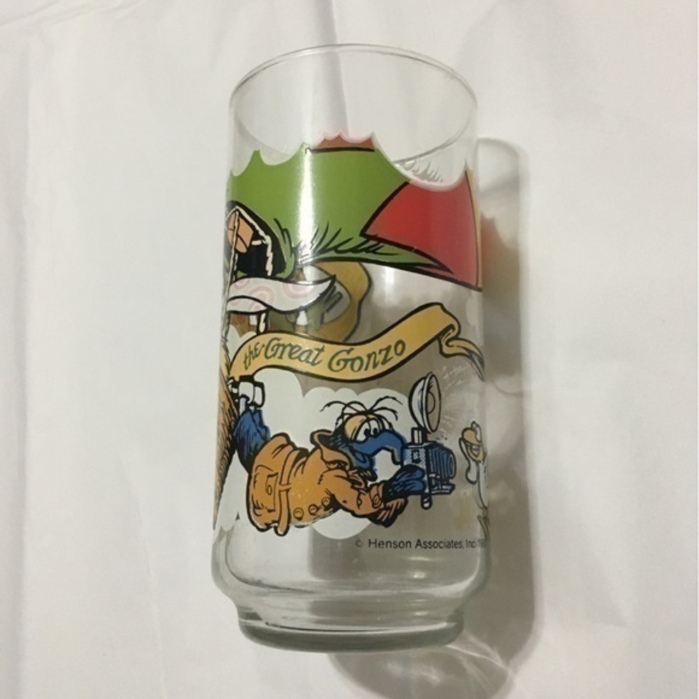Vintage McDONALDS 1981 THE GREAT MUPPET CAPER GREAT GONZO DRINKING GLASS